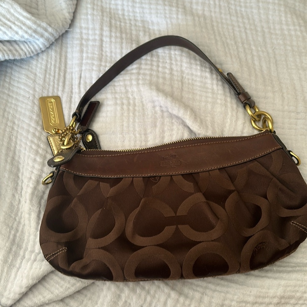 Brown Coach bag